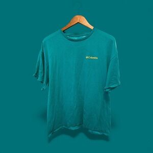 Columbia Sportswear Company Northwest Original T Shirt Teal Mens XL Graphic Tee